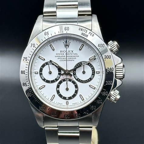 daytona bianco crono 24|daytona zenith 16520.